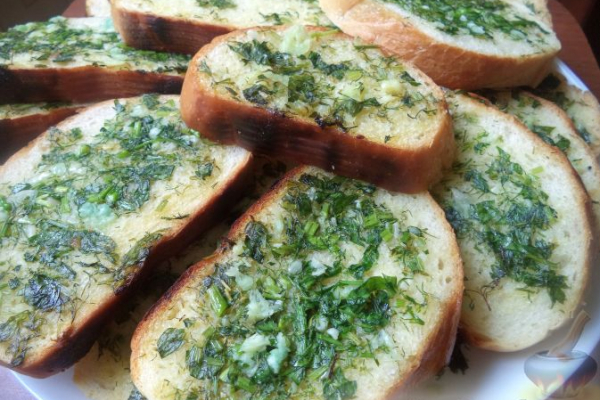 Чесночные гренки