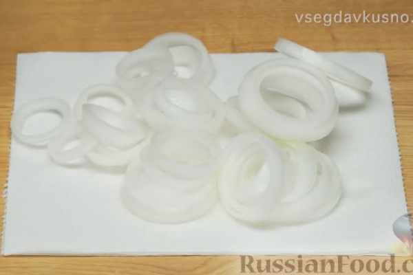 Луковые кольца в кляре