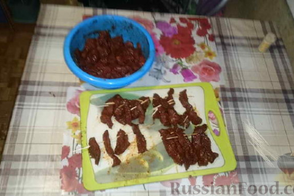 Мясо, вяленное в духовке