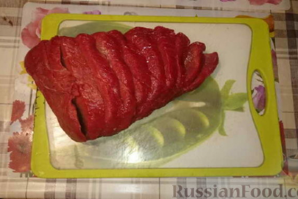Мясо, вяленное в духовке