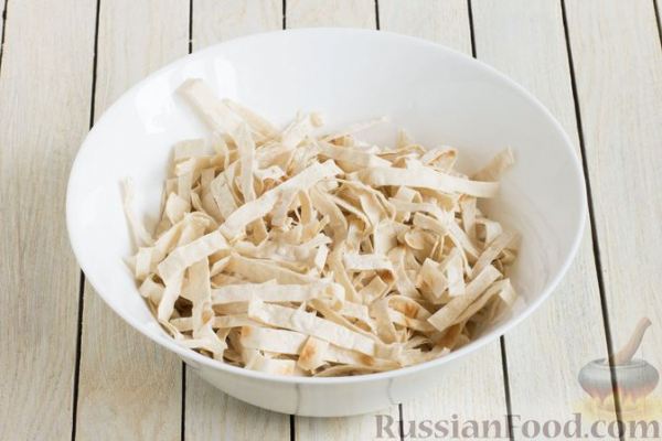 Снеки из лаваша (на сковороде)