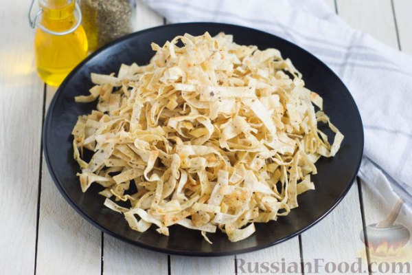 Снеки из лаваша (на сковороде)