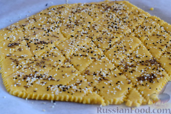 Соленое сырное печенье на майонезе