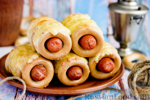 Сосиски в сушках