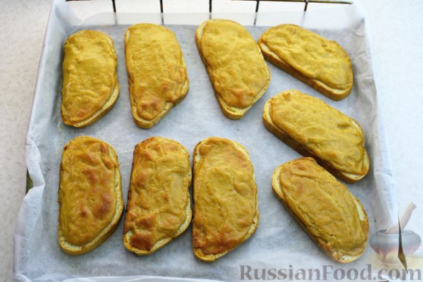 Сырно-пивные тосты (в духовке)