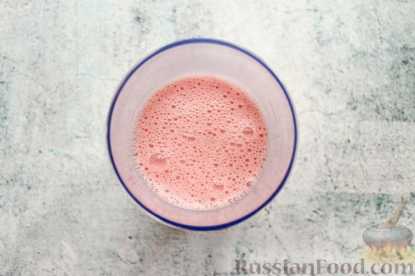 Арбузный смузи на йогурте, с мёдом