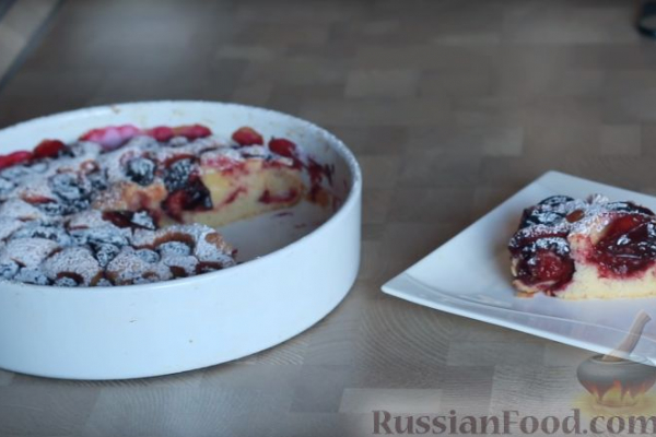 Бретонский пирог со сливами