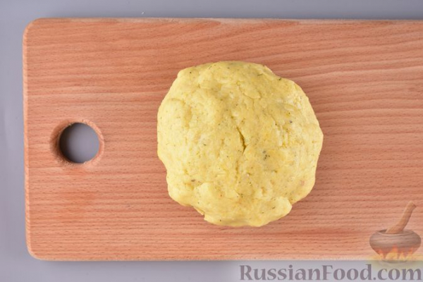 Картофельное печенье с сыром и прованскими травами
