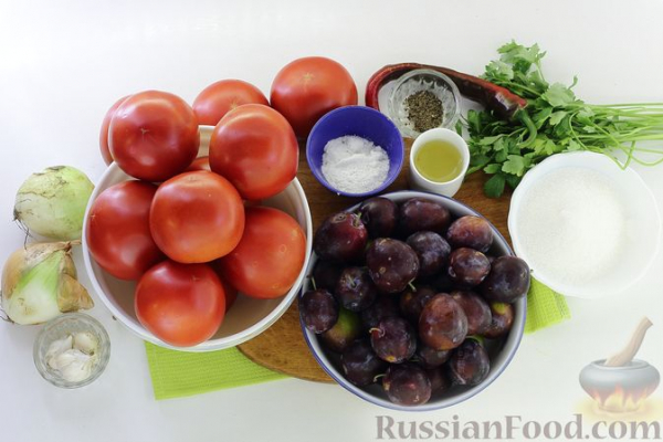 Кетчуп со сливами (на зиму)