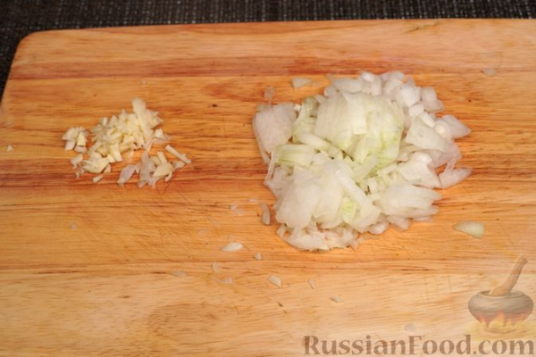 Курица, запечённая с баклажанами