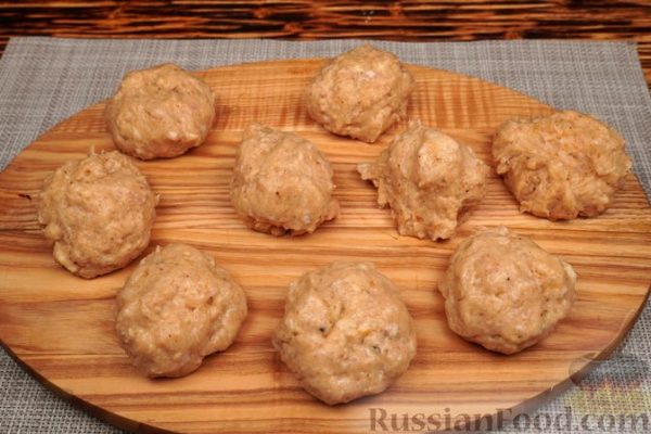 Куриные зразы с сухофруктами