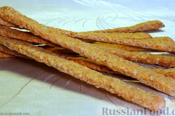 Овсяные палочки с сыром