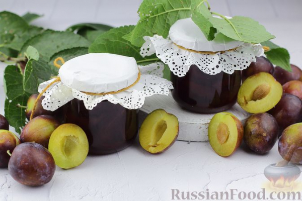 Сливовое варенье с лимоном