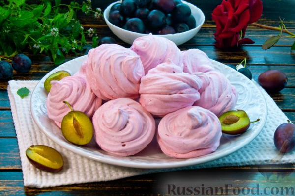 Сливовый зефир на агар-агаре