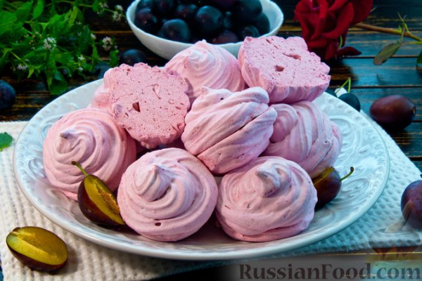 Сливовый зефир на агар-агаре