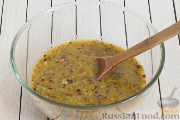 Сливы, перетёртые с апельсином и сахаром, на зиму
