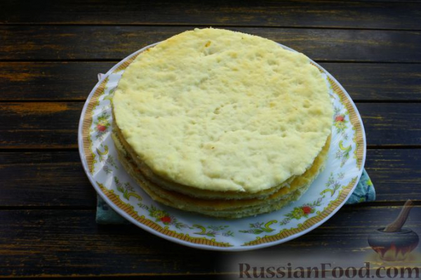 Сметанный торт с маком