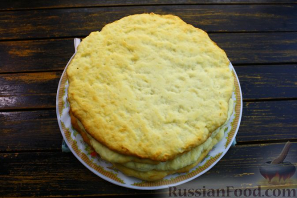 Сметанный торт с маком