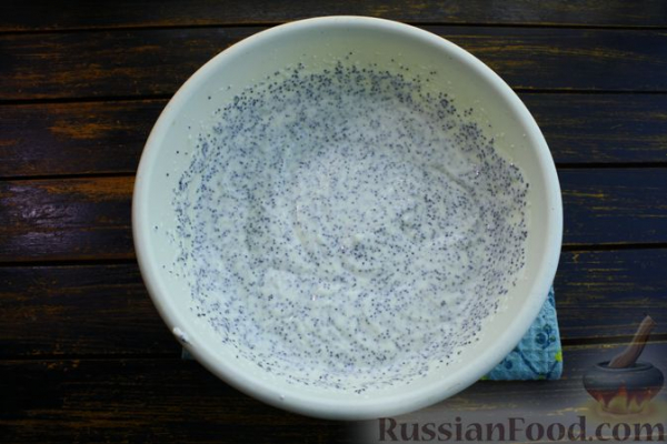 Сметанный торт с маком