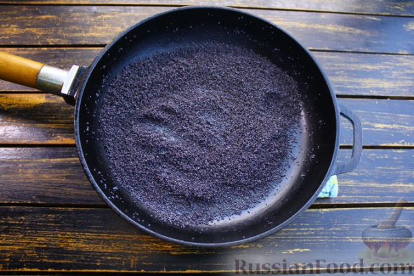 Сметанный торт с маком