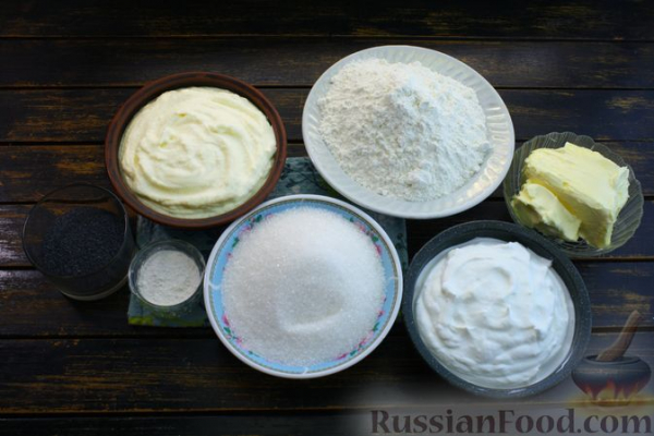 Сметанный торт с маком