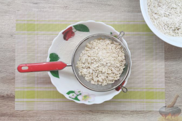Тёртое печенье "Башенки" со сгущёнкой и шоколадом