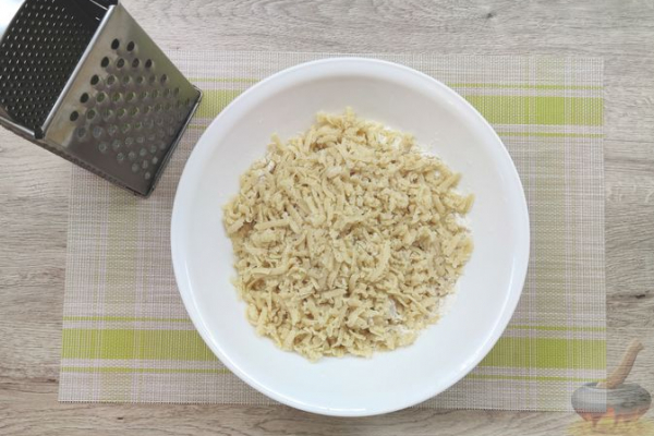 Тёртое печенье "Башенки" со сгущёнкой и шоколадом
