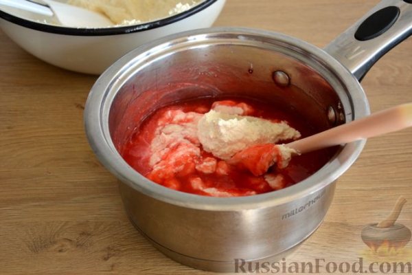 Творожная запеканка со сливами (без муки)