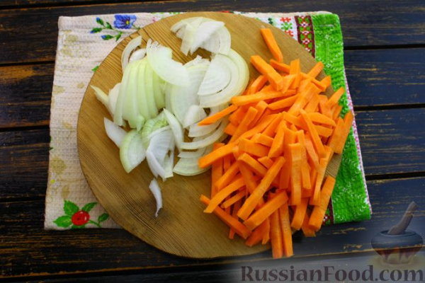 Куриные крылышки с овощами в кисло-сладком соусе