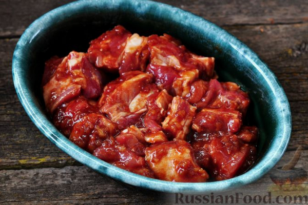 Свиные ребрышки в соусе по-канадски