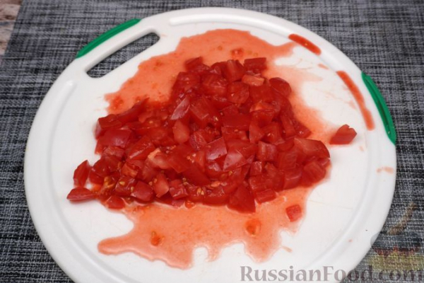 Батат, тушенный с фаршем