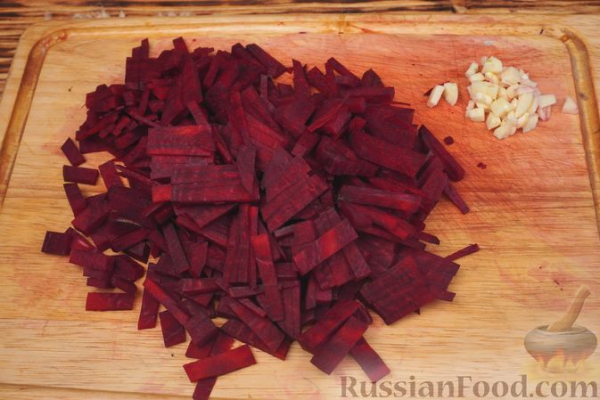Борщ с краснокочанной капустой