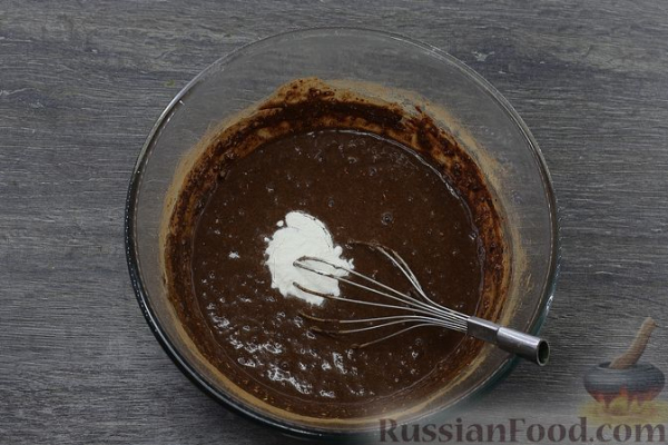 Брауни с овсянкой (на сковороде)