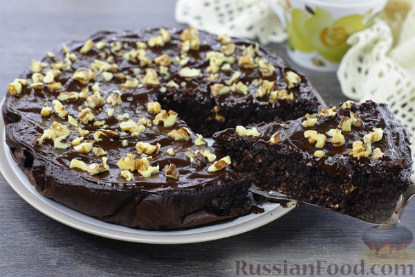 Брауни с овсянкой (на сковороде)