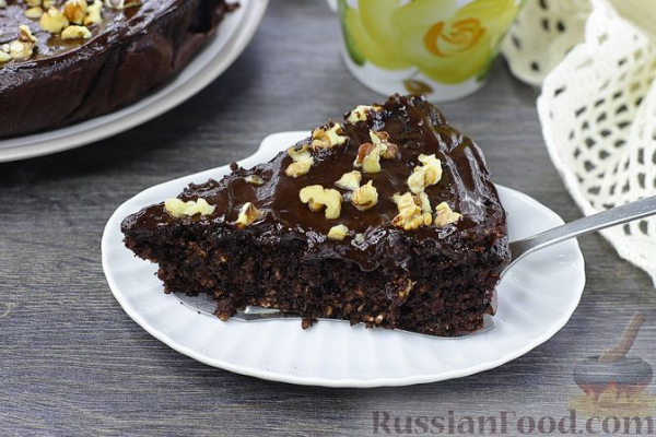 Брауни с овсянкой (на сковороде)
