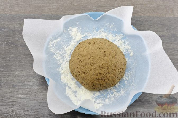 Цельнозерновой ржаной хлеб с льняной мукой и тмином