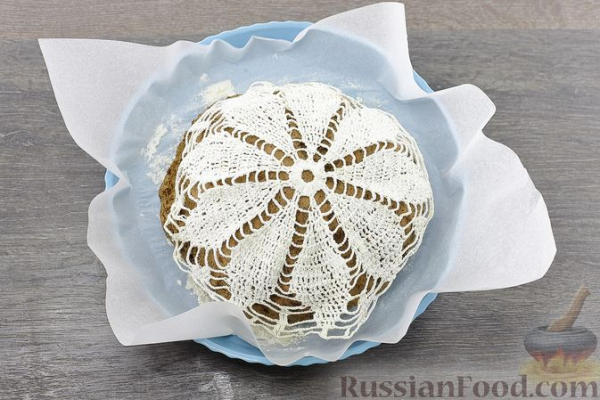 Цельнозерновой ржаной хлеб с льняной мукой и тмином