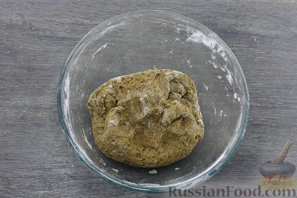 Цельнозерновой ржаной хлеб с льняной мукой и тмином
