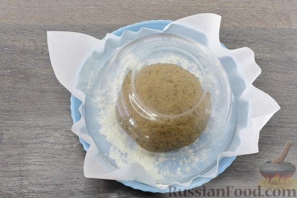 Цельнозерновой ржаной хлеб с льняной мукой и тмином