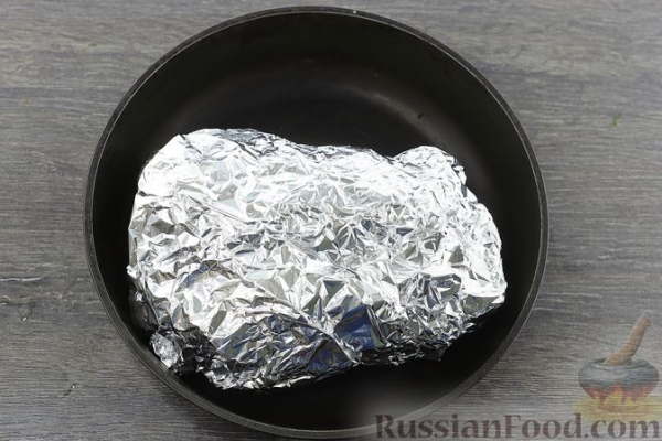 Десерт из тыквы с бананом, киви и шоколадом