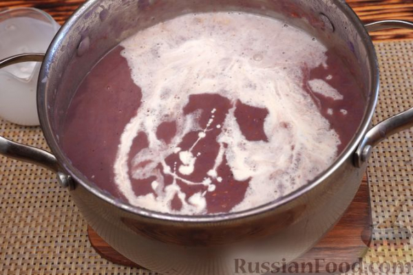 Крем-суп из краснокочанной капусты