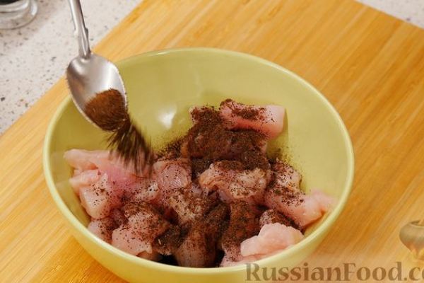 Курица в солоде