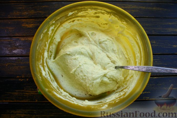 Маковый торт на сковороде, с творожно-масляным кремом