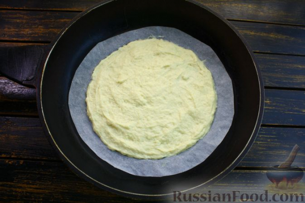 Маковый торт на сковороде, с творожно-масляным кремом