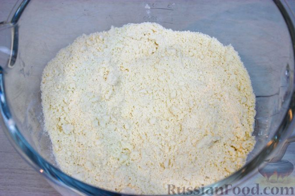 Печенье с орехами и безе