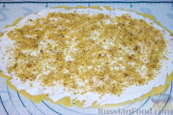 Печенье с орехами и безе