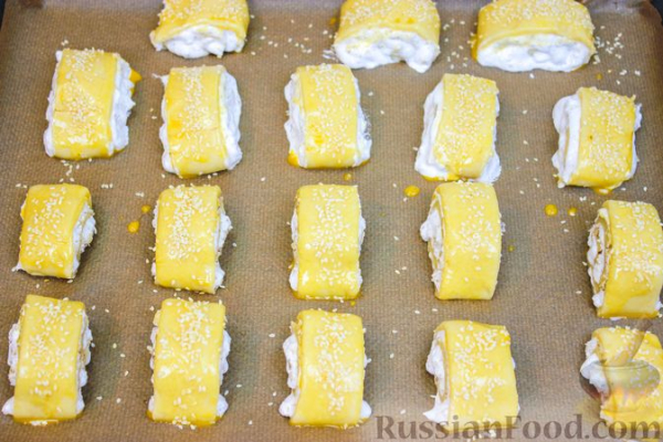 Печенье с орехами и безе