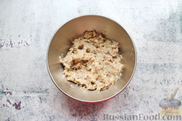 Рыбные котлеты с копчёным беконом