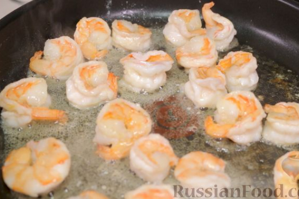 Салат "Цезарь" с креветками