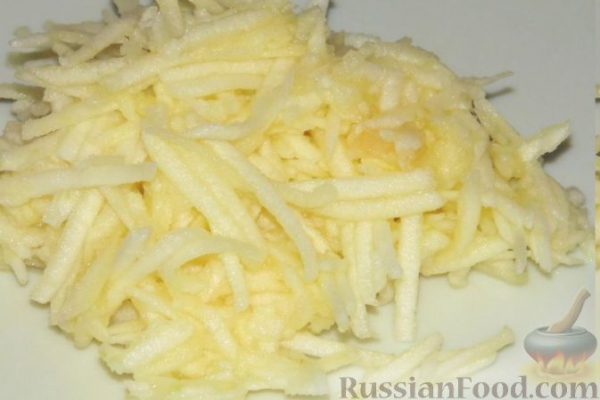Салат из дайкона и яблок